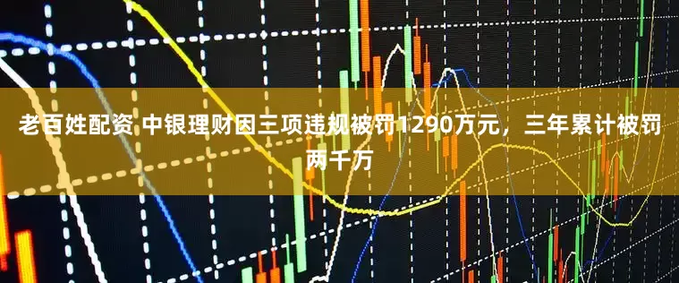 老百姓配资 中银理财因三项违规被罚1290万元，三年累计被罚两千万